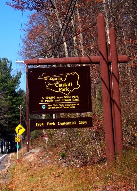Catksill Park sign