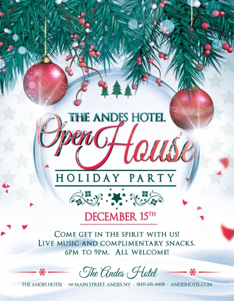 Holiday open house at the Andes Hotel