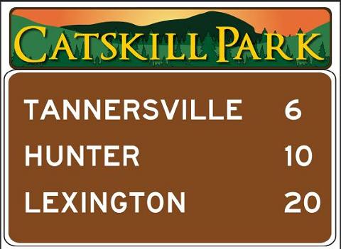 new Catskill Park signs