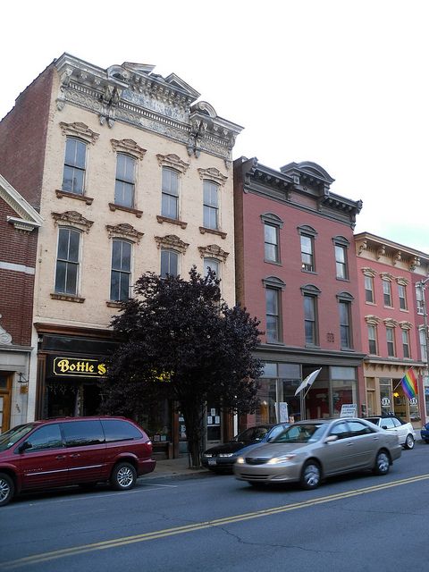 Main Street in Catskill NY by Nancy De Flon