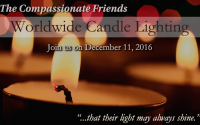 TCF World Candle Lighting...that their light may always shine.